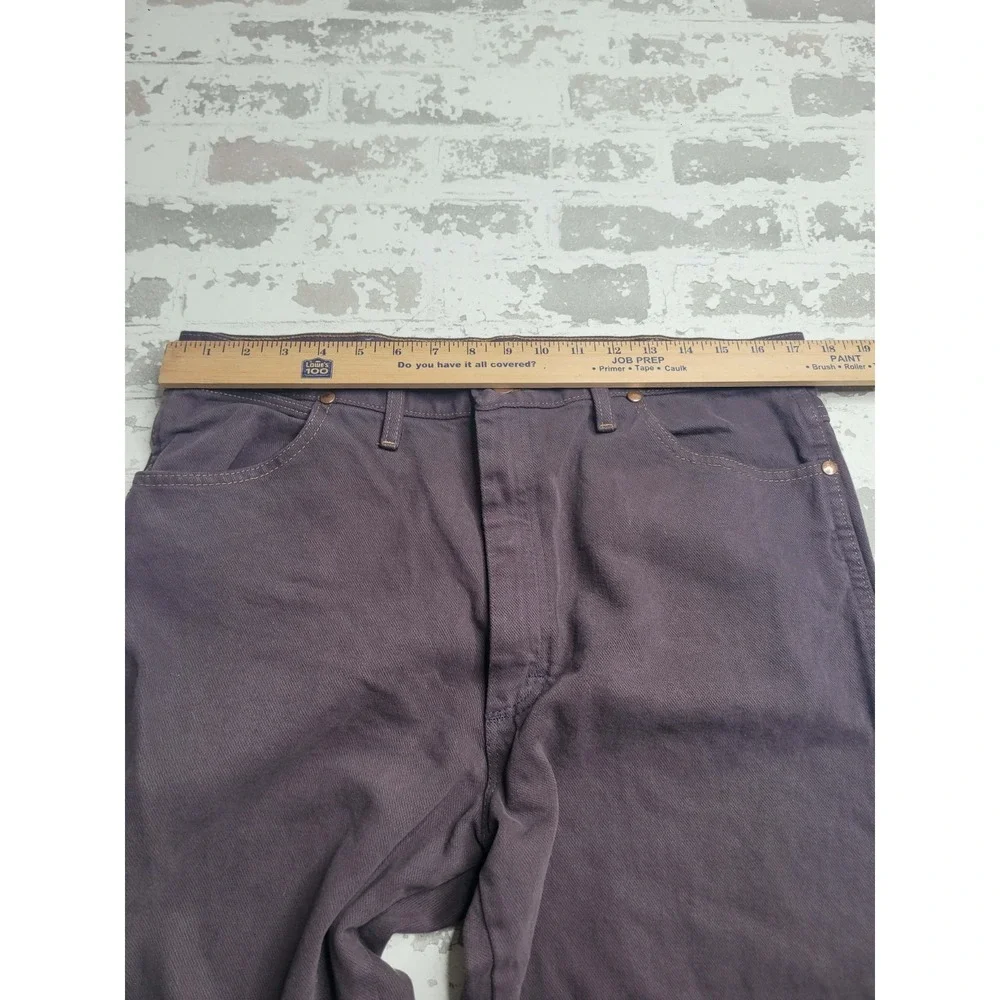 Wrangler Cowboy Cut Brown Denim Jeans‎ Men's 36x38
